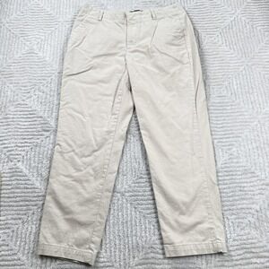 Banana Republic Chino Pants Women 6 Petite Slim Barely Beige Slim Office Career